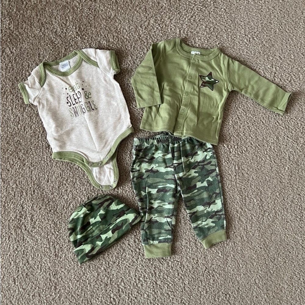 Baby Boy 0-6months 4 piece set